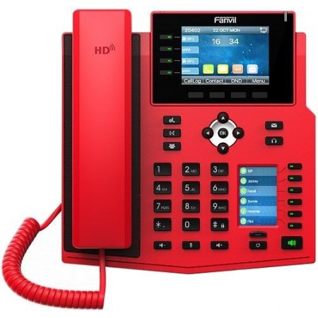 Телефон IP Fanvil X5U-R красный