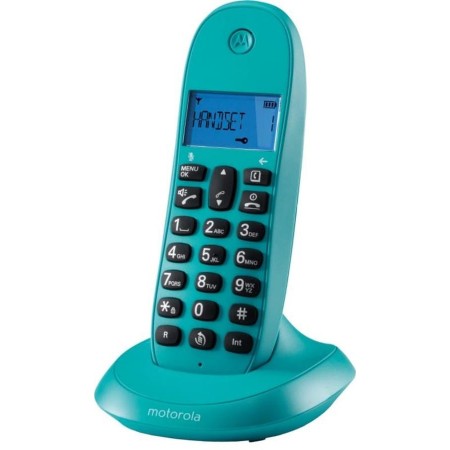 Р/Телефон Dect Motorola C1001LB+ бирюзовый АОН