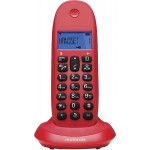 Р/Телефон Dect Motorola C1001LB+ красный АОН