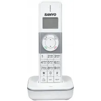 Р/Телефон Dect Sanyo RA-SD1102RUWH белый/серебристый АОН