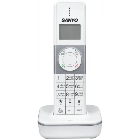 Р/Телефон Dect Sanyo RA-SD1102RUWH белый/серебристый АОН