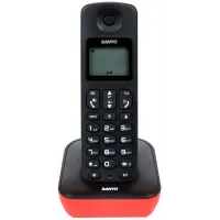 Р/Телефон Dect Sanyo RA-SD53RUR красный/черный АОН