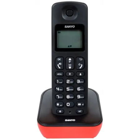 Р/Телефон Dect Sanyo RA-SD53RUR красный/черный АОН