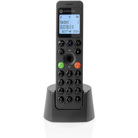 Р/Телефон Dect Motorola DOT201 черный АОН