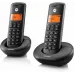 Р/Телефон Dect Motorola E202 черный (труб. в компл.:2шт) АОН