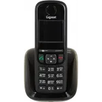 Р/Телефон Dect Gigaset AS690 SYS черный АОН