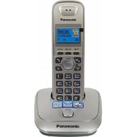 Р/Телефон Dect Panasonic KX-TG2511RUN платиновый/черный АОН