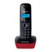 Р/Телефон Dect Panasonic KX-TG1611RUR красный/черный АОН