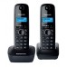 Р/Телефон Dect Panasonic KX-TG1612RUH темно-серый (труб. в компл.:2шт) АОН