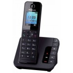 Р/Телефон Dect Panasonic KX-TGH220RUB черный автооветчик АОН