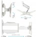 Кронштейн для телевизора Kromax ATLANTIS-40 белый 22"-65" макс.40кг настенный поворот и наклон