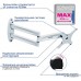 Кронштейн для телевизора Kromax TECHNO-11 белый 10"-32" макс.15кг настенный поворот и наклон