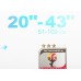 Кронштейн для телевизора Arm Media MARS-3 черный 20"-43" макс.20кг настенный поворот и наклон