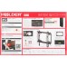 Кронштейн для телевизора Holder F2617-B черный 22"-40" макс.25кг настенный фиксированный