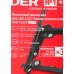 Кронштейн для телевизора Holder T2627-B черный 22"-40" макс.25кг настенный наклон