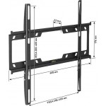 Кронштейн для телевизора Holder F4614-B черный 32"-55" макс.40кг настенный фиксированный