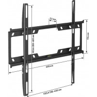 Кронштейн для телевизора Holder F4614-B черный 32"-55" макс.40кг настенный фиксированный