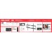 Кронштейн для телевизора Holder F6618-B черный 32"-70" макс.45кг настенный фиксированный