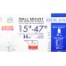Кронштейн для телевизора Kromax IDEAL-6 белый 15"-47" макс.35кг настенный наклон