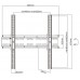 Кронштейн для телевизора Ultramounts UM833T черный 32"-55" макс.35кг настенный наклон