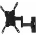 Кронштейн для телевизора Ultramounts UM866B черный 15"-42" макс.20кг настенный поворот и наклон