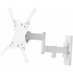 Кронштейн для телевизора Ultramounts UM866W белый 13"-42" макс.20кг настенный поворот и наклон