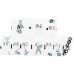 Кронштейн для телевизора Ultramounts UM866W белый 13"-42" макс.20кг настенный поворот и наклон