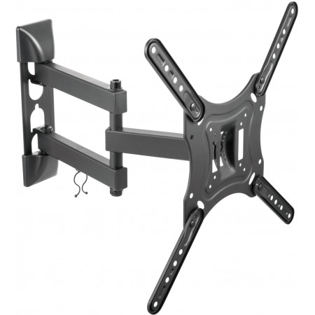 Кронштейн для телевизора Ultramounts UM870 черный 23"-55" макс.30кг настенный поворот и наклон