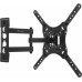 Кронштейн для телевизора Ultramounts UM870 черный 23"-55" макс.30кг настенный поворот и наклон