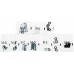 Кронштейн для телевизора Ultramounts UM873 черный 37"-70" макс.40кг настенный поворотно-выдвижной и наклонный