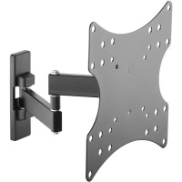 Кронштейн для телевизора Ultramounts UM877 черный 23"-42" макс.20кг настенный поворотно-выдвижной и наклонный