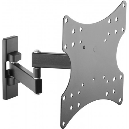 Кронштейн для телевизора Ultramounts UM877 черный 23"-42" макс.20кг настенный поворотно-выдвижной и наклонный