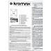Кронштейн для телевизора Kromax OPTIMA-100 черный 10"-28" макс.25кг настенный фиксированный