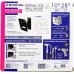 Кронштейн для телевизора Kromax OPTIMA-102 черный 10"-28" макс.25кг настенный поворот и наклон