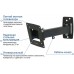 Кронштейн для телевизора Kromax OPTIMA-103 черный 10"-28" макс.25кг настенный поворотно-выдвижной и наклонный