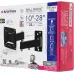 Кронштейн для телевизора Kromax OPTIMA-104 черный 10"-28" макс.25кг настенный поворотно-выдвижной и наклонный