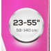 Кронштейн для телевизора Ultramounts UM868 черный 23"-55" макс.35кг настенный поворот и наклон