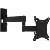 Кронштейн для телевизора Ultramounts UM875 черный 13"-27" макс.20кг настенный поворот и наклон