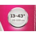 Кронштейн для телевизора Ultramounts UM864W белый 13"-42" макс.20кг настенный поворотно-выдвижной и наклонный