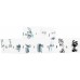 Кронштейн для телевизора Ultramounts UM872 черный 32"-55" макс.35кг настенный поворотно-выдвижной и наклонный