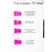 Кронштейн для телевизора Ultramounts UM872 черный 32"-55" макс.35кг настенный поворотно-выдвижной и наклонный