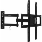 Кронштейн для телевизора Ultramounts UM872 черный 32"-55" макс.35кг настенный поворотно-выдвижной и наклонный