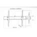 Кронштейн для телевизора Ultramounts UM839T черный 37"-70" макс.40кг настенный наклон