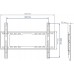 Кронштейн для телевизора Kromax IDEAL-101 черный 32"-90" макс.40кг настенный фиксированный