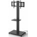 Подставка для телевизора Holder PR-107 черный 32"-70" макс.60кг напольный поворот и наклон