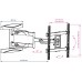 Кронштейн для телевизора Kromax ATLANTIS-60 черный 26"-65" макс.40кг настенный поворотно-выдвижной и наклонный
