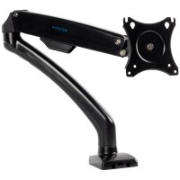 Кронштейн для мониторов ЖК Kromax OFFICE-8 черный 15"-32" макс.8кг настольный поворот и наклон верт.перемещ.
