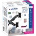 Кронштейн для мониторов ЖК Kromax OFFICE-9 черный 15"-32" макс.16кг настольный поворот и наклон верт.перемещ.