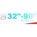 Кронштейн для телевизора Arm Media PLASMA-1 new черный 32"-90" макс.55кг настенный фиксированный