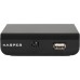 Ресивер DVB-T2 Harper HDT2-1030 черный